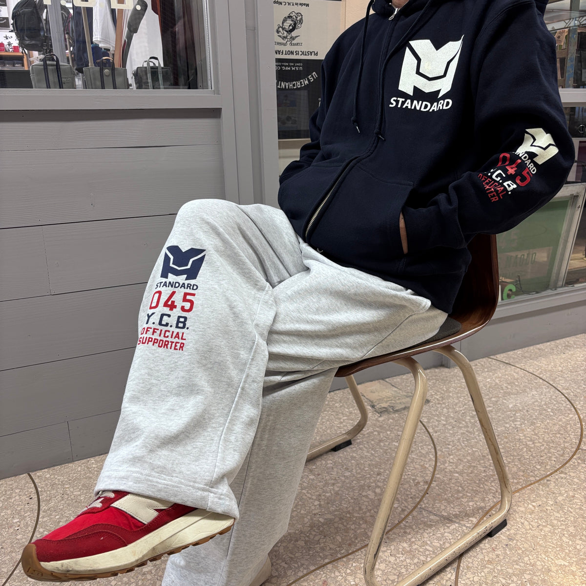 045 Supporter straight sweatpants